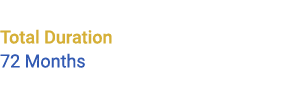 Total Duration 72 Months