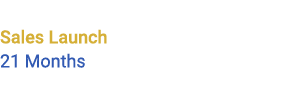 Sales Launch 21 Months