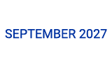 SEPTEMBER 2027