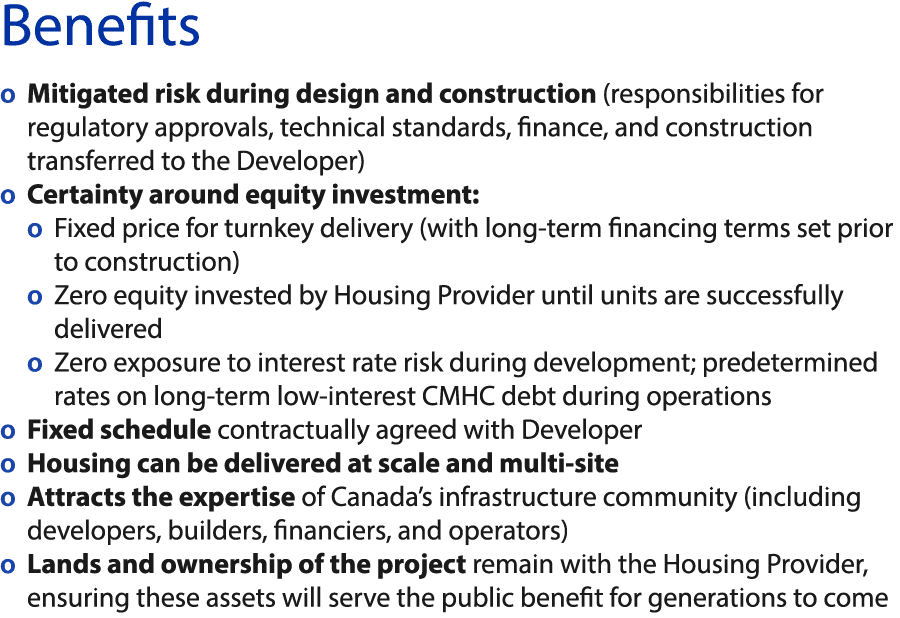 Benefits о Mitigated risk during design and construction (responsibilities for regulatory approvals, technical standa...